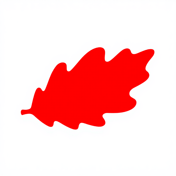 Feuille de chène symbolisant la nature